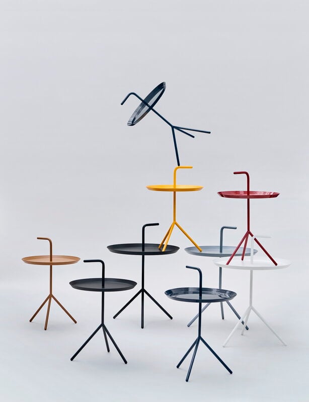 HAY DLM table, cherry red, high gloss | Finnish Design Shop