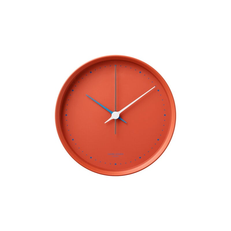 Georg Jensen Henning Koppel wall clock, 22 cm, red | Finnish