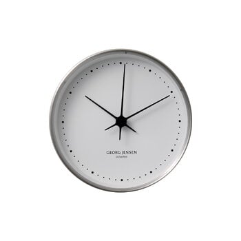 Georg Jensen Henning Koppel alarm clock, stainless steel | Finnish
