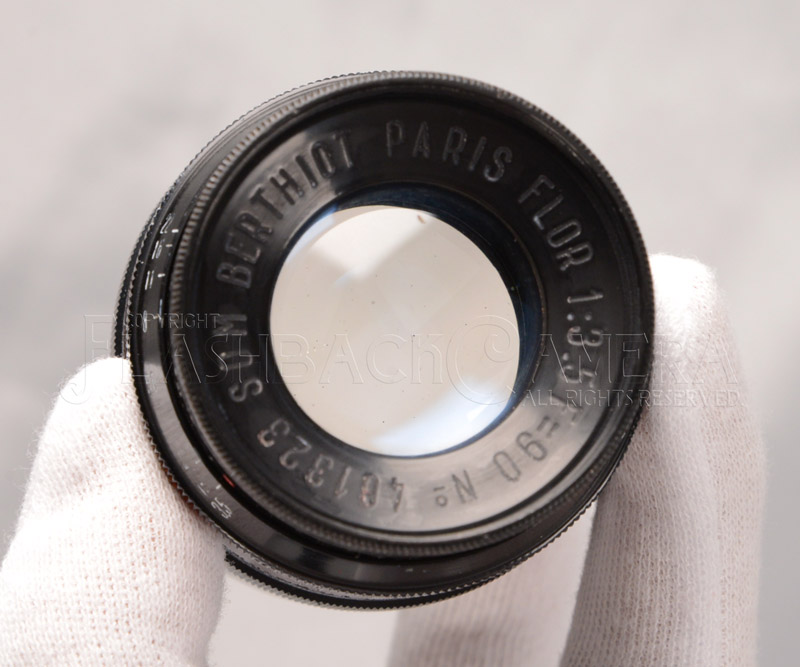 RARE * SOM Berthiot Flor 90mm f3.5 Original for Leica LTM #021530