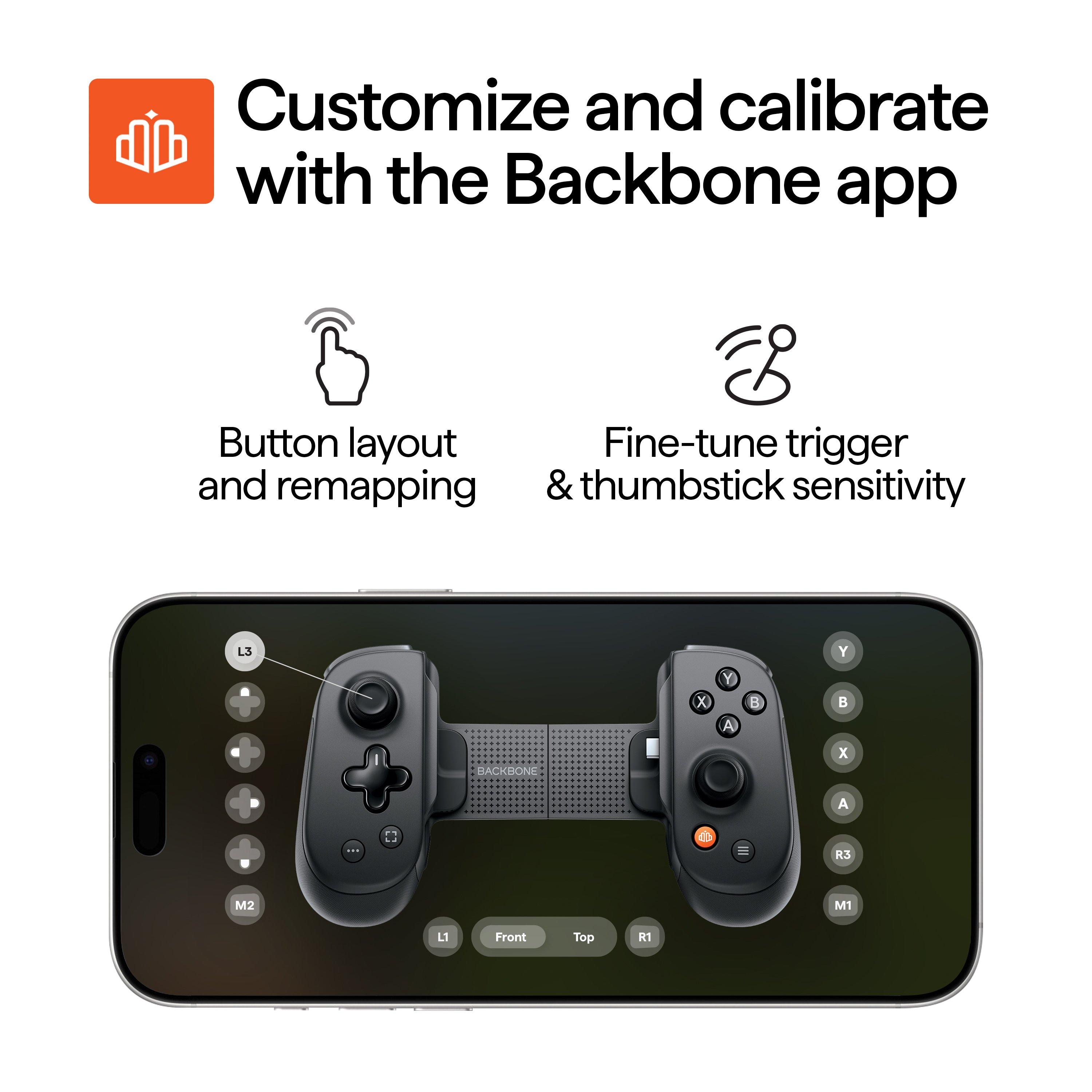 Backbone Pro Mobile Gaming Controller for iPhone 15/16 Series Plus