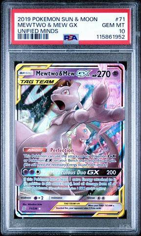 2019 Pokémon Hanafuda Mewtwo GEM MT 10 2019 Pokémon Hanafuda