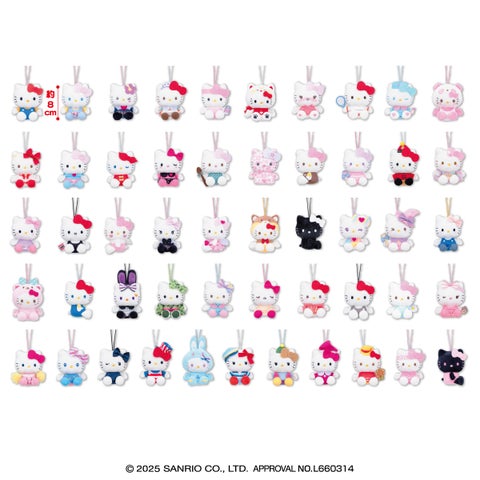 キティ51種！モーリーファンタジー限定「ハローキティ50＋1マスコット