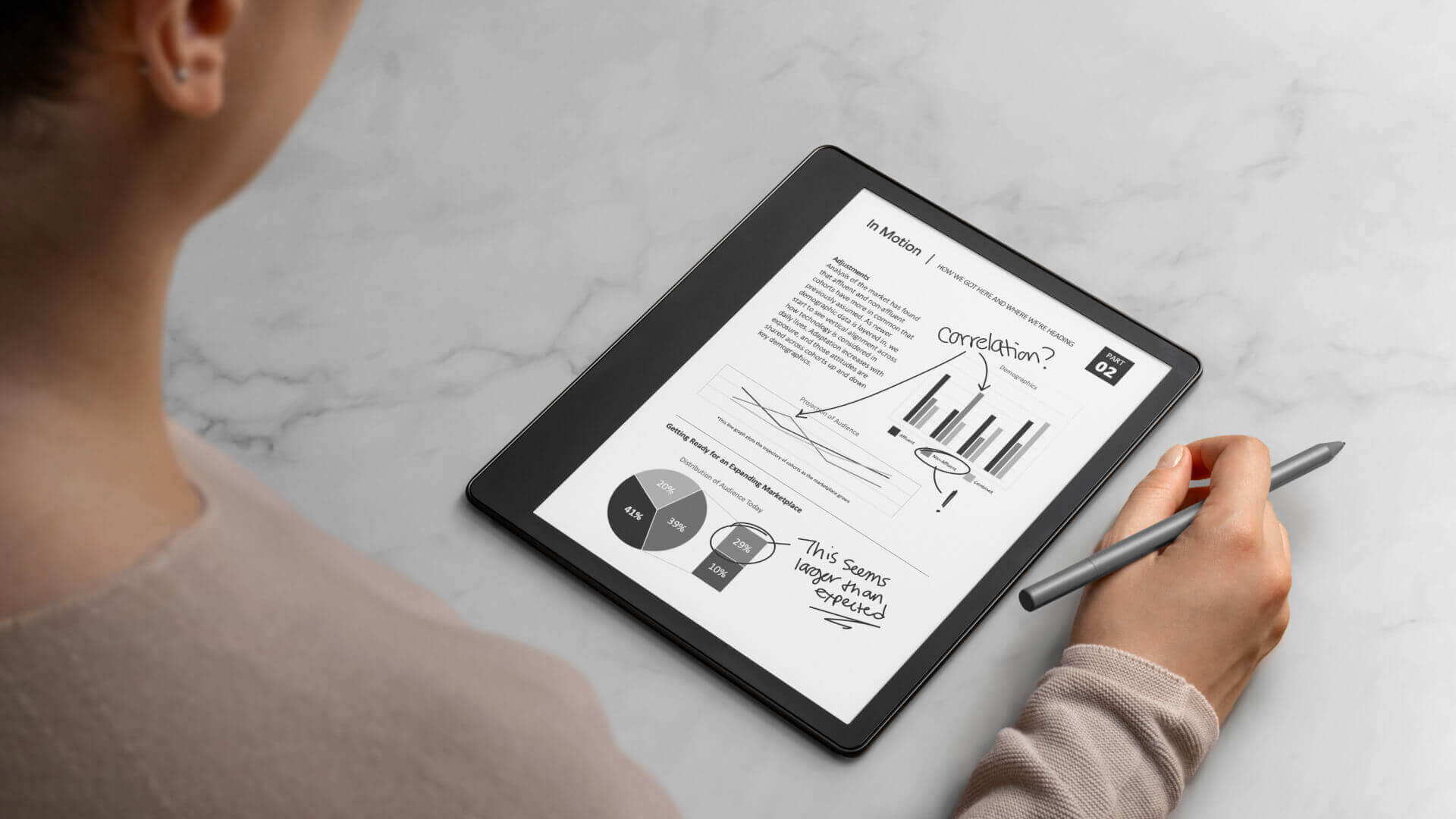 Amazon Kindle Scribe is a 10.2 inch e-note that comes with a