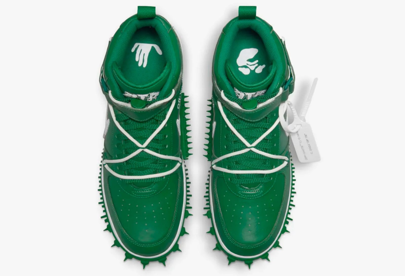 ナイキ×オフ-ホワイト™️の最新コラボ「エア フォース 1 MID “Pine