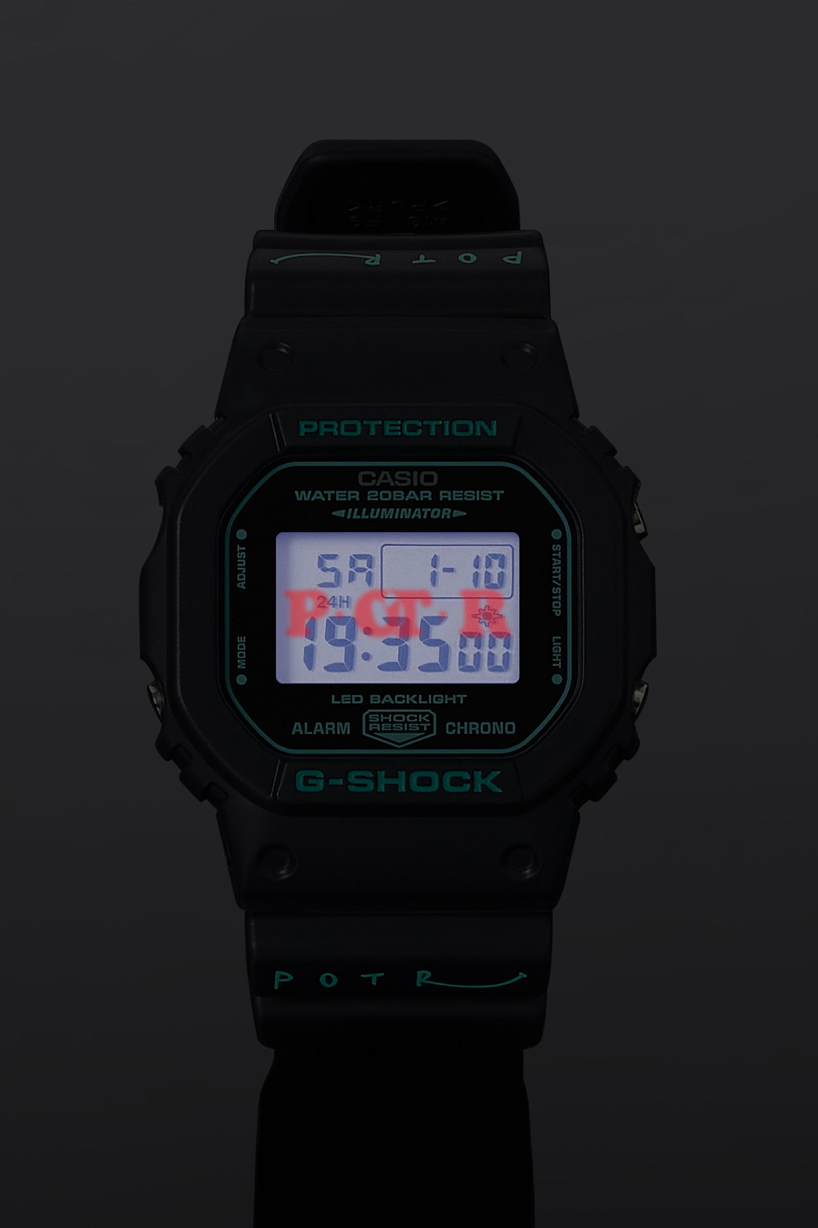 G-SHOCK×POTR、DW-5600シリーズをベースにした限定コラボウオッチを