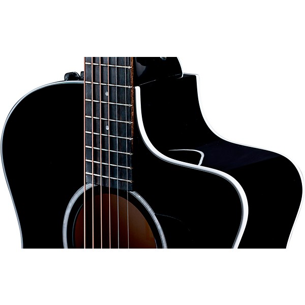 Taylor 214ce-BLK Plus Grand Auditorium Acoustic-Electric Guitar
