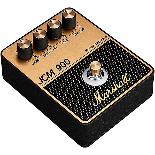 Marshall JCM900 Hi Gain Distortion Effects Pedal - Gold