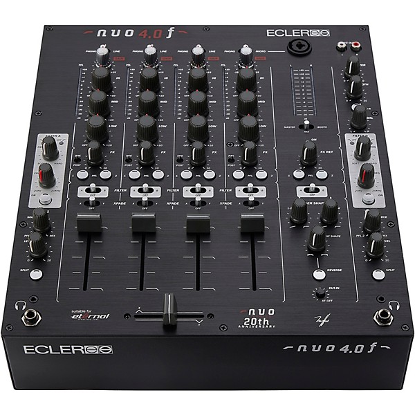 Ecler NUO 4.0F Analogue 4-Channel DJ Mixer Black | Guitar Center