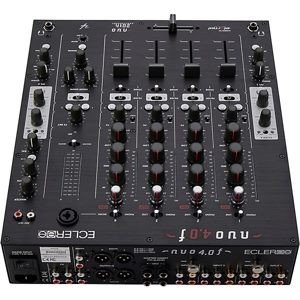 Ecler NUO 4.0F Analogue 4-Channel DJ Mixer Black | Guitar Center