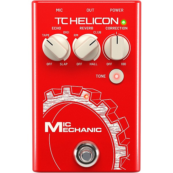 TC Helicon Mic Mechanic 2 Vocal Effects Pedal | Guitar Center