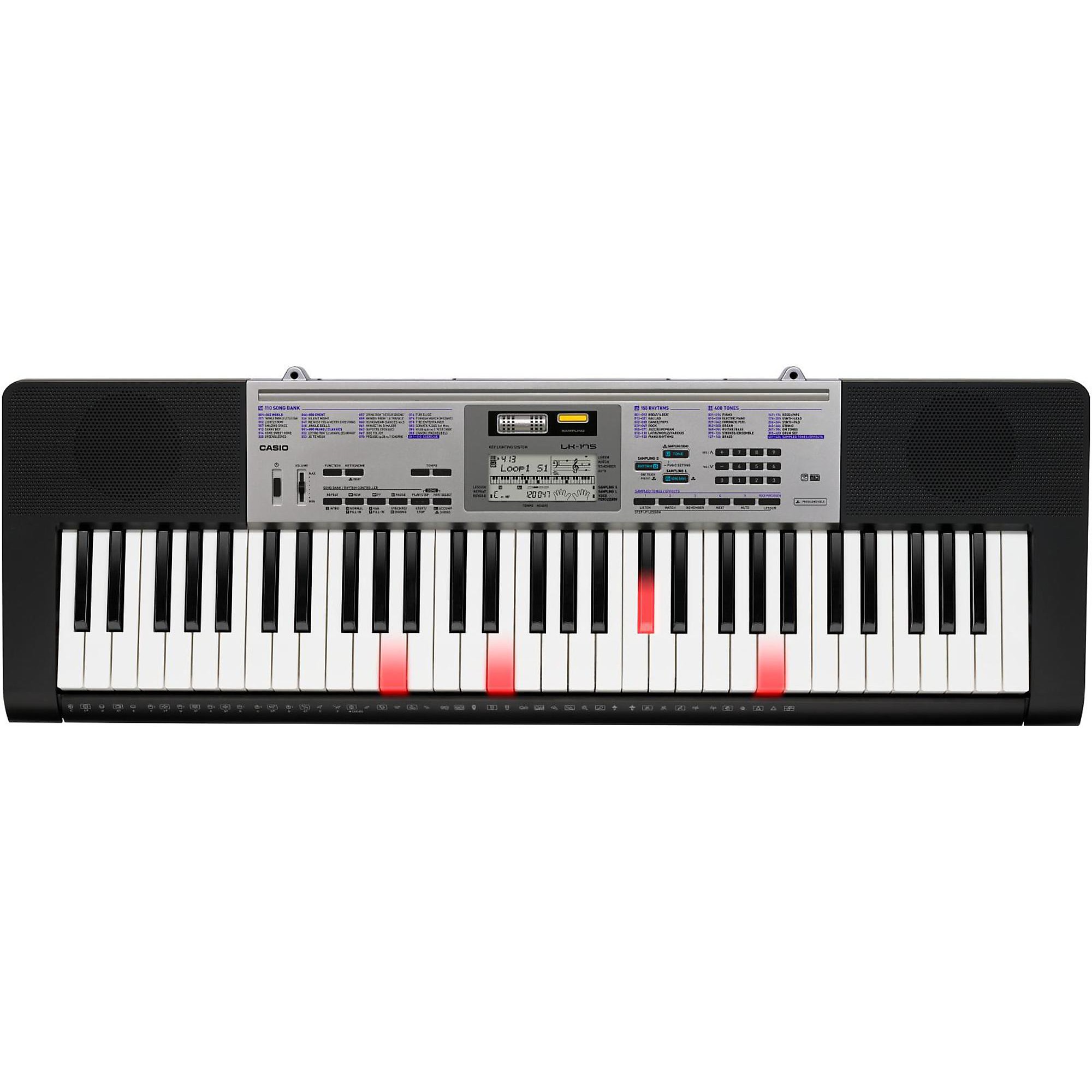 Open Box Casio LK-175 Lighted Keys Portable Keyboard 190839092090