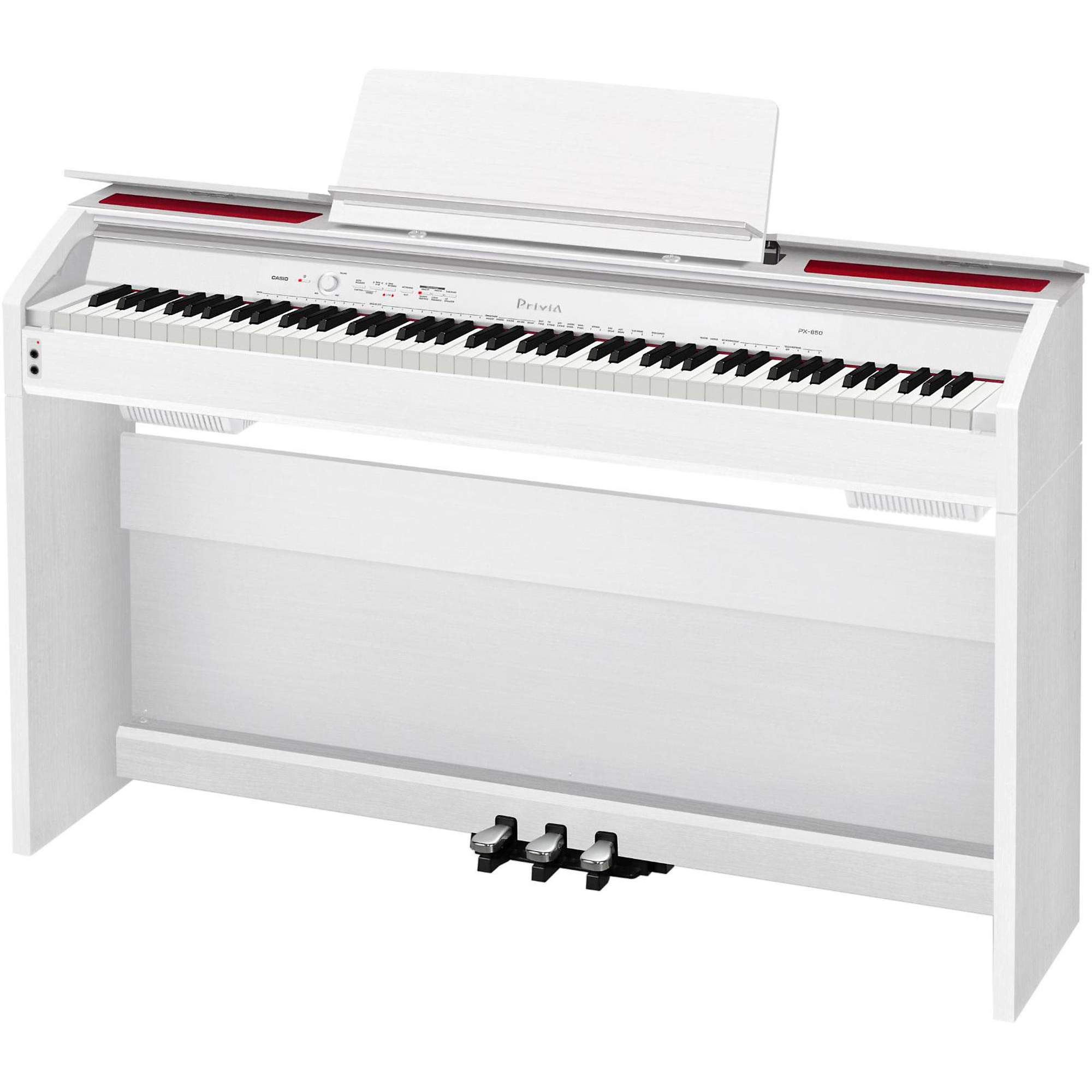 Open Box Casio Privia PX-860 Digital Console Piano White | Guitar