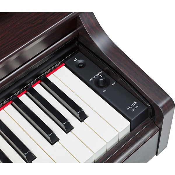 Yamaha Arius YDP-163 88-Key Digital Console Piano with Bench Dark