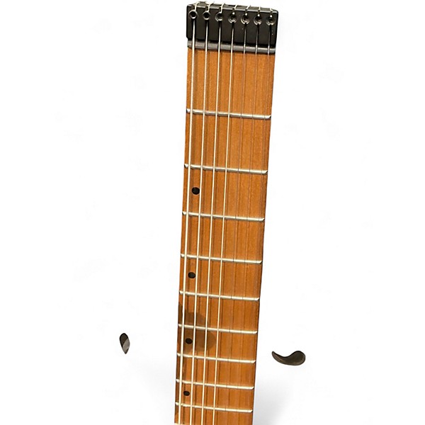 Used Kiesel ZEUS ZX7 CRACKLE HOT PINK Solid Body Electric Guitar