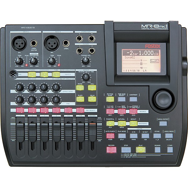Fostex MR-8 mkII 8-Track Digital Recorder Black | Guitar Center