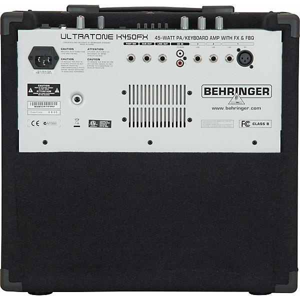 Behringer ULTRATONE K450FX Keyboard Amp/PA System | Guitar Center