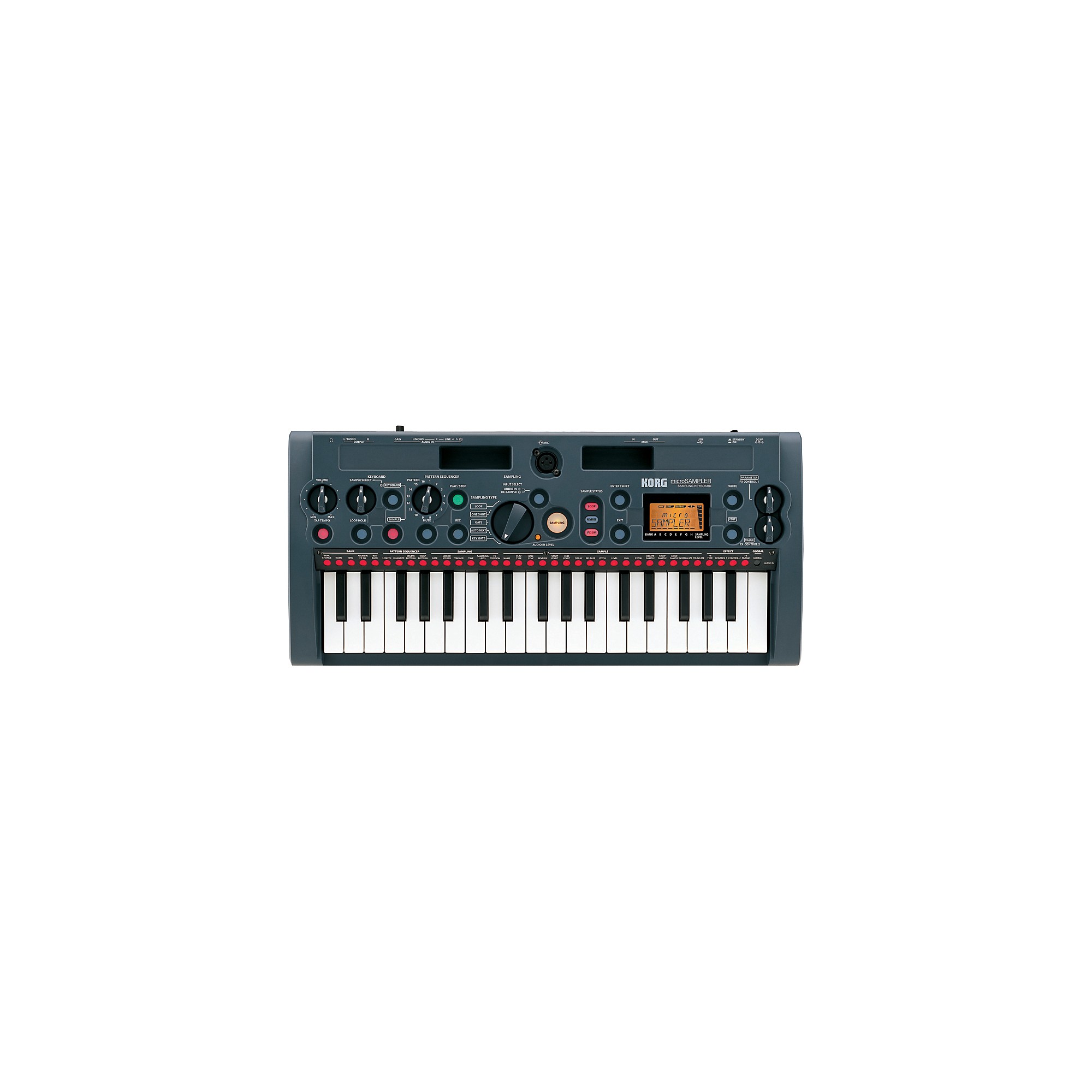 Open Box KORG MS1 microSAMPLER Sampling Keyboard | Guitar Center