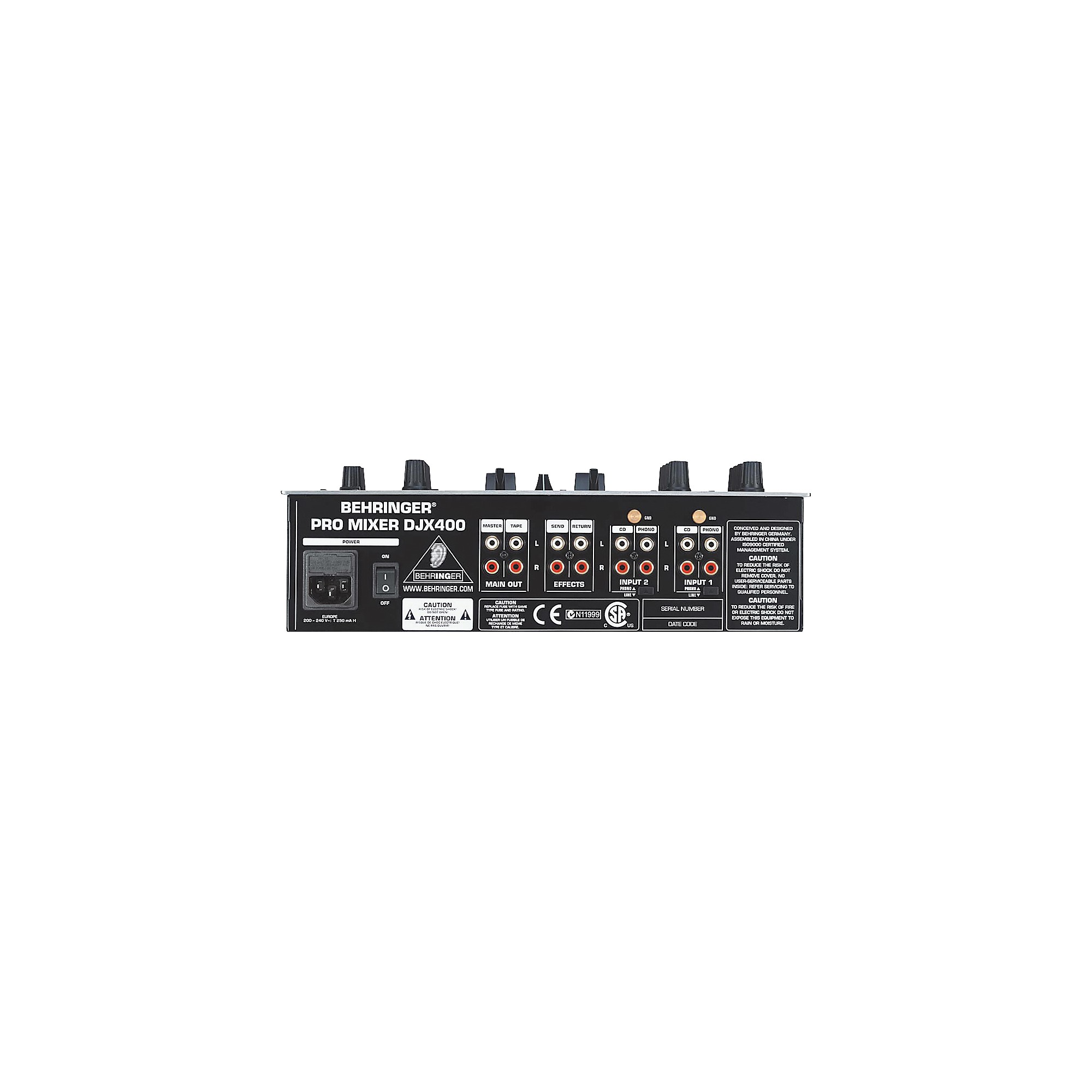 Behringer DJX400 Pro DJ Mixer | Guitar Center