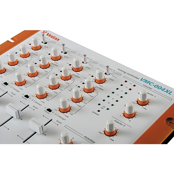 Restock Vestax VMC-004XL 4-Channel DJ Mixer White | Guitar Center