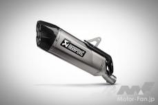 アクラポヴィッチ新型チタン製スリップオンマフラーが欧州で発表