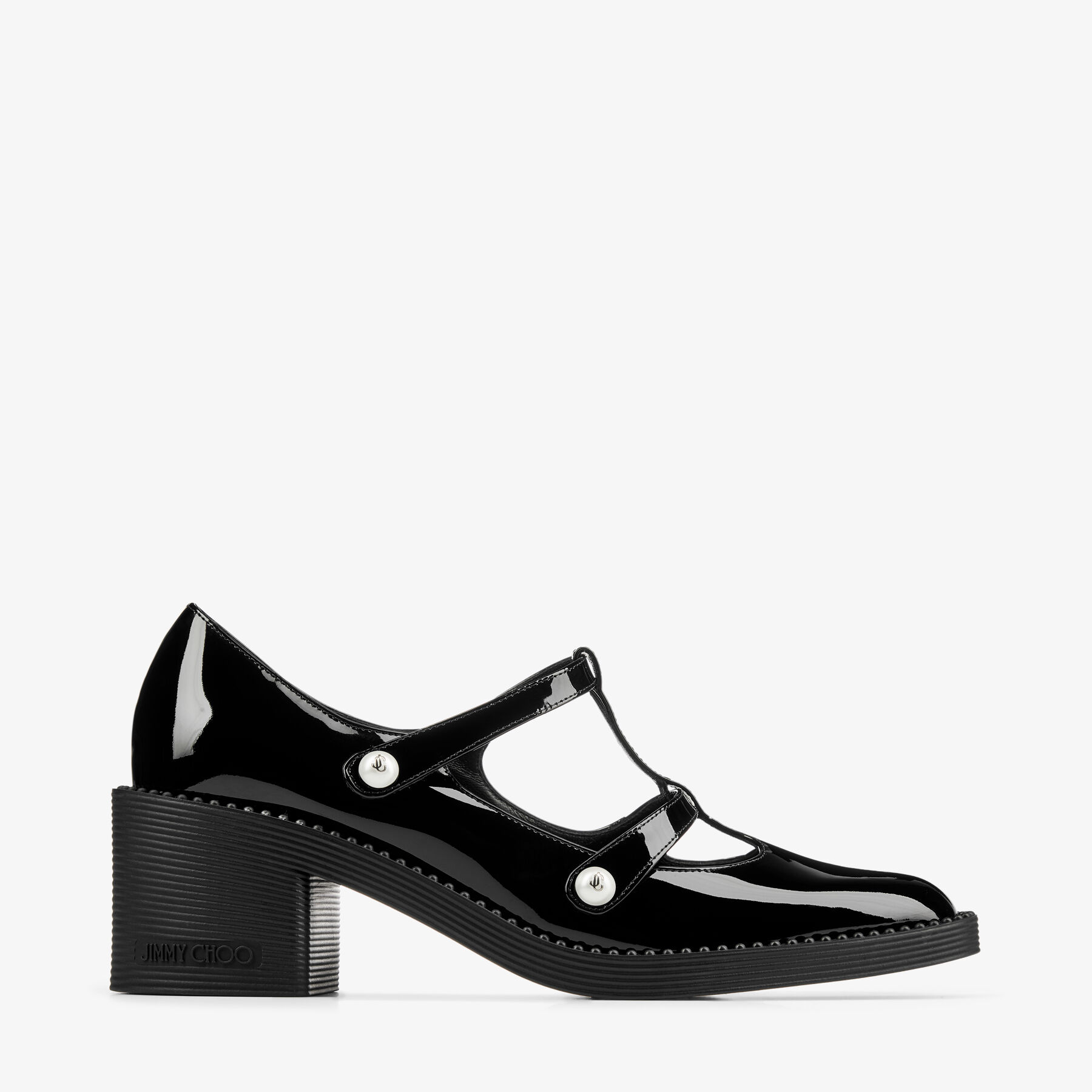アデライン 60 | ブラック パテントレザー・ パンプス | ジミー チュウ
