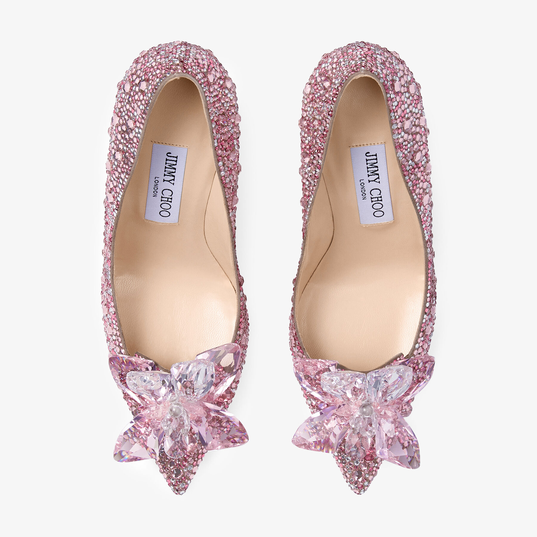 Rose Mix クリスタルポインテッド トゥ パンプス | AVRIL | 2019年