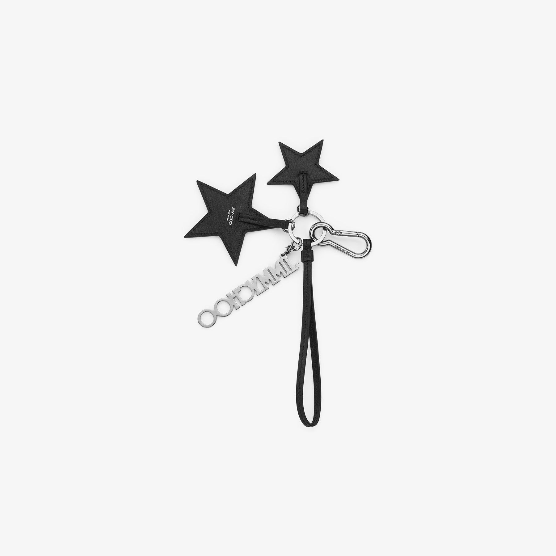 マルチ スター チャーム |ブラック レザー・マルチ スター チャーム