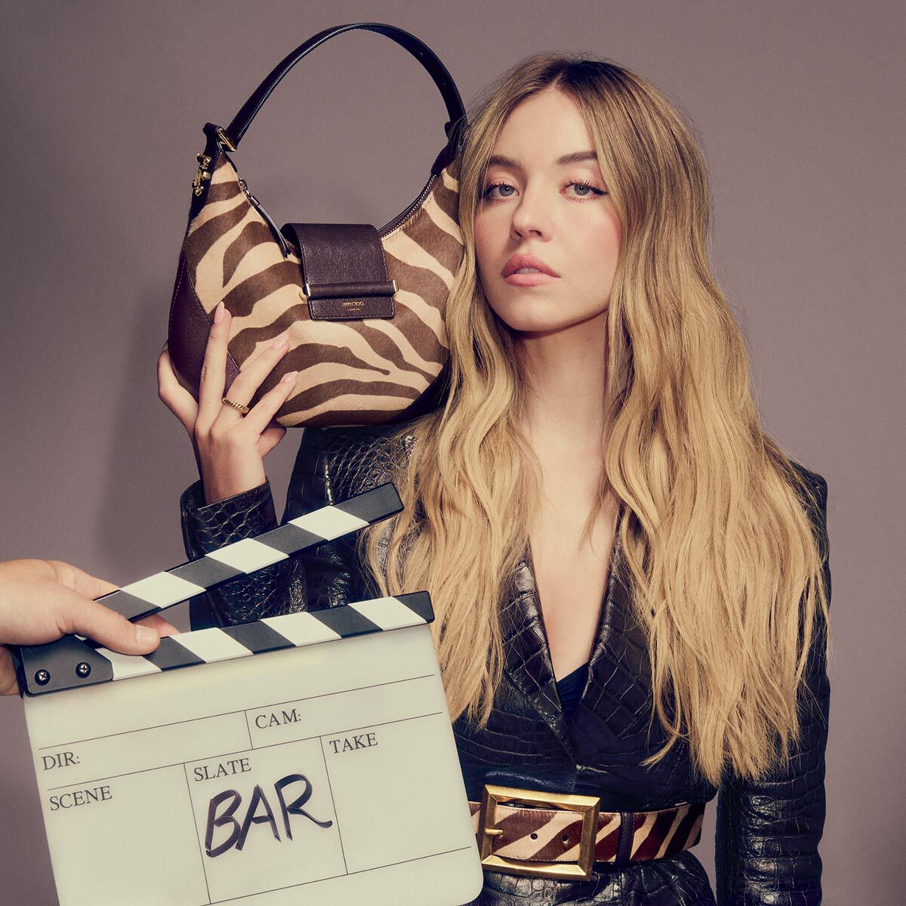 バー ホーボー S | ナチュラル ゼブラプリントポニーレザー