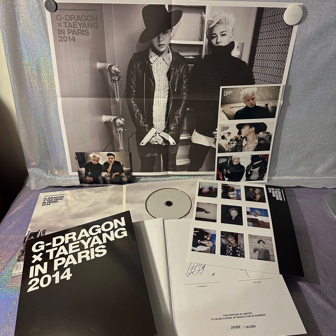 ✨限量已絕版✨G-DRAGON X TAEYANG IN PARIS 2014 DVD 📀 Bigbang 權志