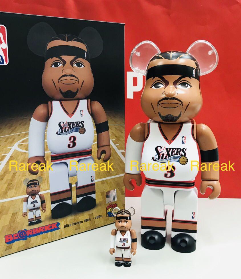 BE@RBRICK アレン・アイバーソン 100% & 400% 開封済み BE@RBRICK