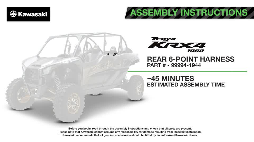 Teryx® KRX4™ 1000 eS Special Edition Click-6® 6-Point Harness Kit