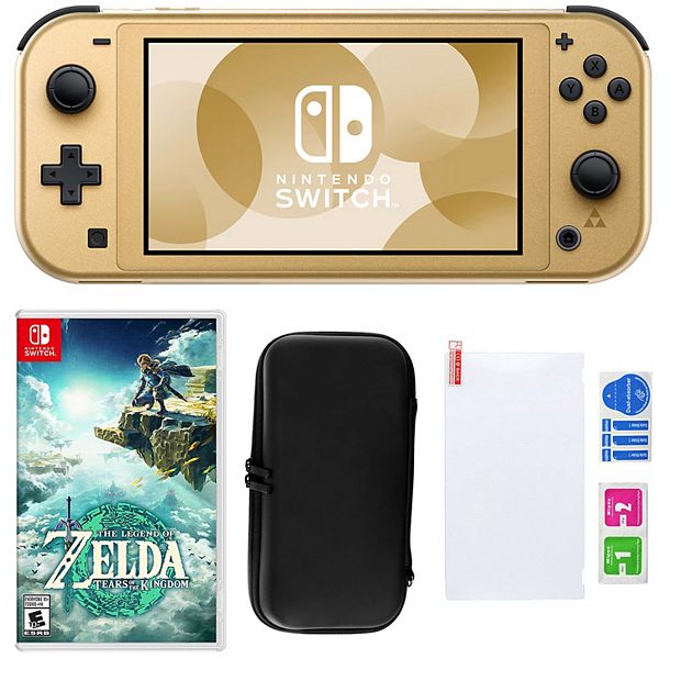 Nintendo Switch Lite Hyrule Console with Zelda Tears of the