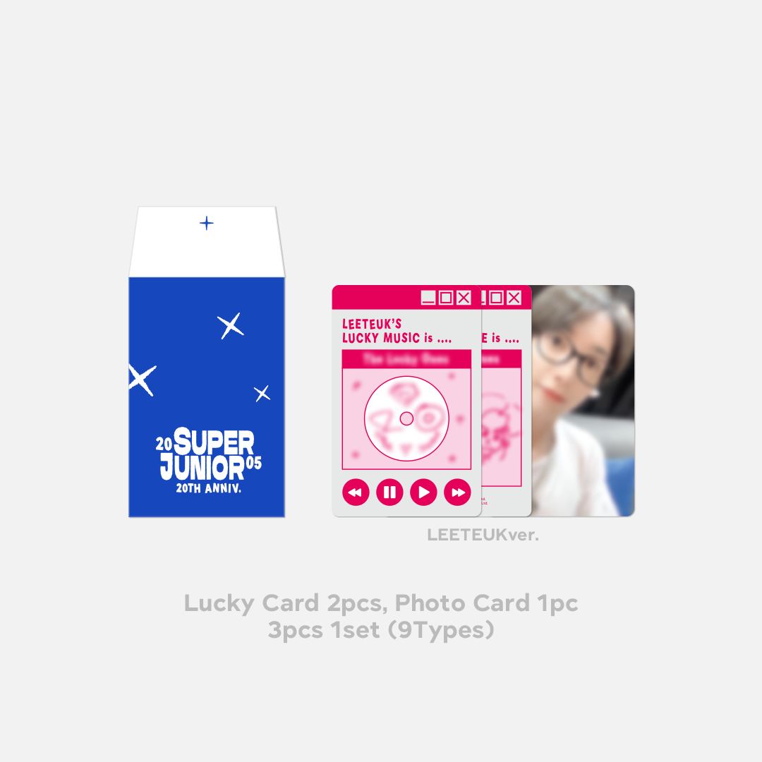 jp.ktown4u.com : SUPER JUNIOR - [20TH ANNIVERSARY MD] LUCKY CARD SET