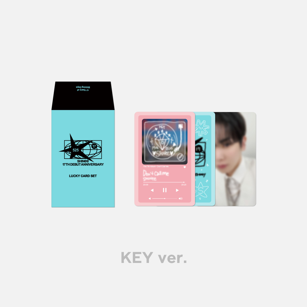 jp.ktown4u.com : SHINee - [17TH ANNIVERSARY MD] LUCKY CARD SET