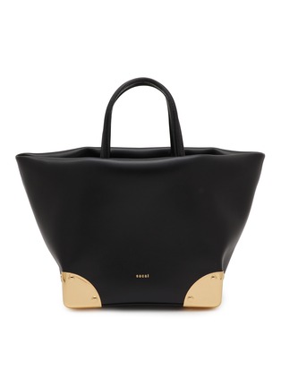 SACAI | Small Corner Metal Leather Tote Bag | Women | Lane Crawford