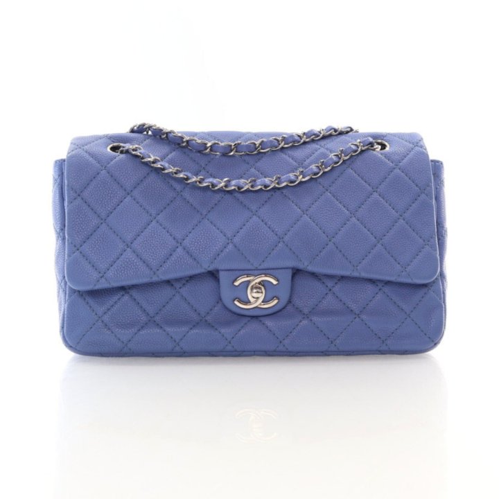 Chanel Jumbo Caviar Dual Compartment Accordion Flap Bag - Luxe Du Jour
