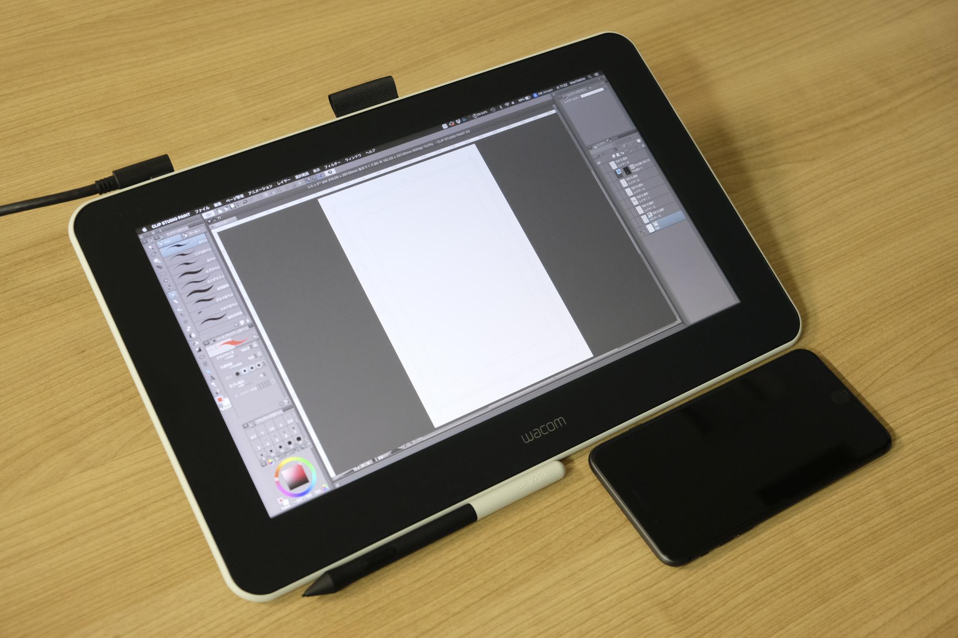13インチの液タブ｢Wacom ONE｣ハンズオン：シンプル、なのに深イイ可能