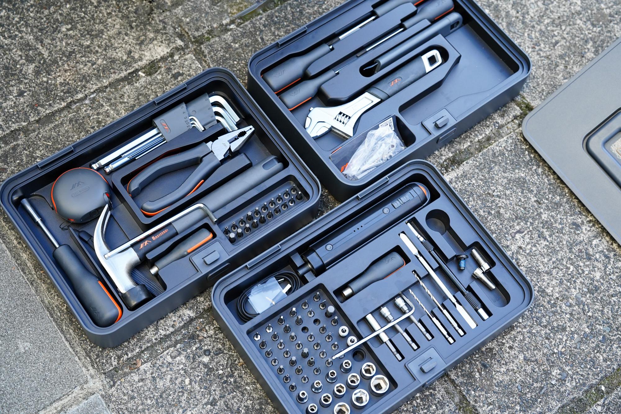 重ねて収納が便利！ 家庭に必要な工具が一式揃う見た目も