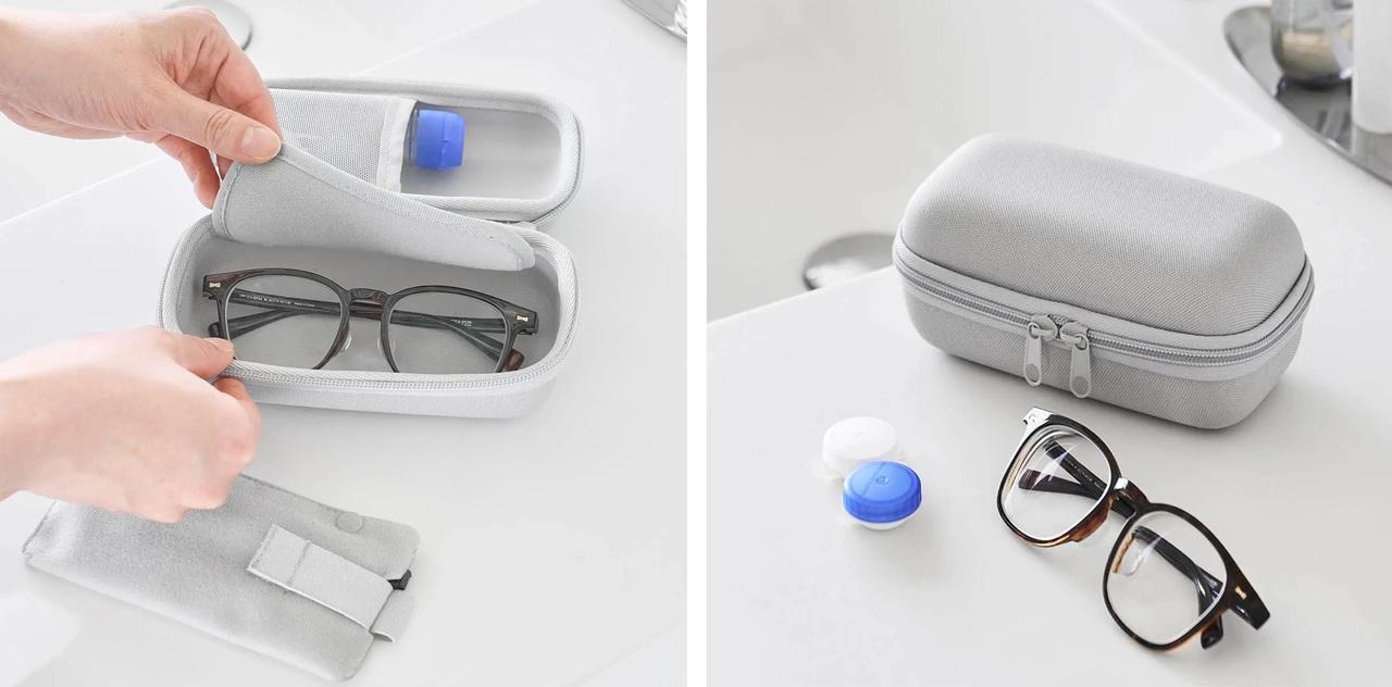 メガネ兼コンタクト民必携。山崎実業の新作ケースはホスピタリティの塊