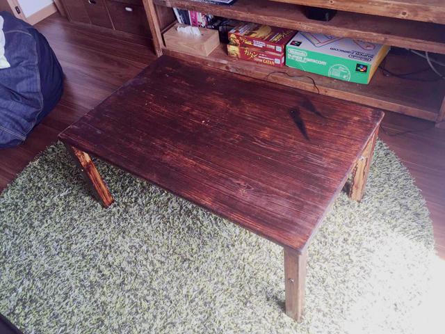 無印の「ローテーブル」に色を塗ってイメチェン｜マイ定番スタイル