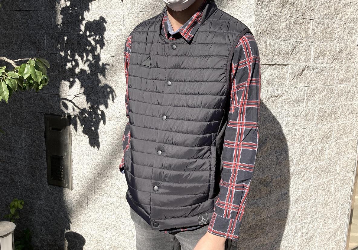 ワークマンの“ヒーター付ウェア”は、ベストタイプ！アウターの下に