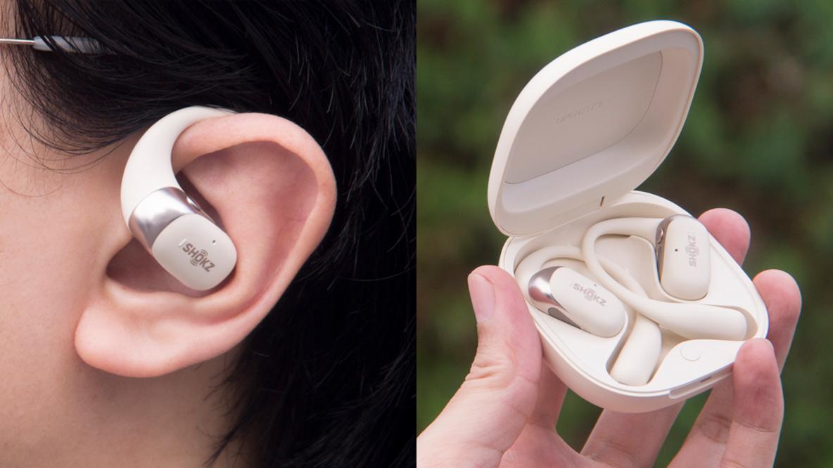 SHOKZの新しいオープンイヤー型イヤホン「Open fit 2」のソフトな装着