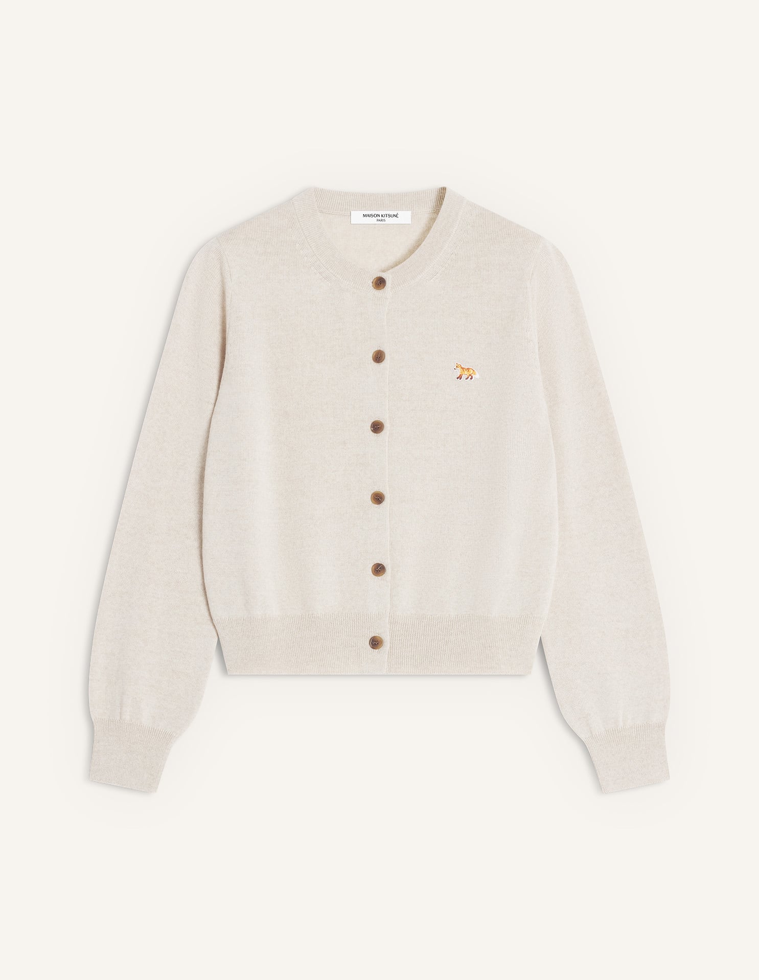 ベイビー フォックス メリノ レギュラー カーディガン | Maison Kitsuné
