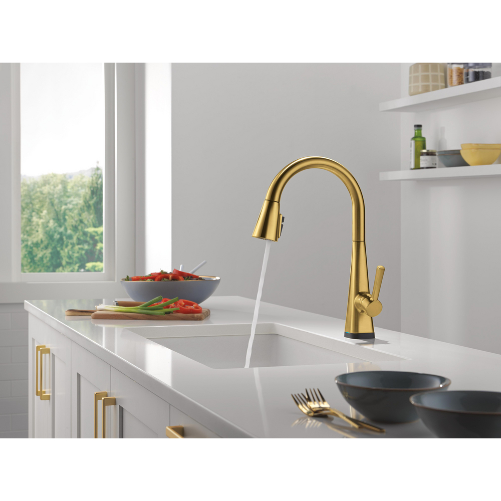 Lenta Touchless Kitchen Pulldown Brushed Gold 19802TLZ-GB-DST