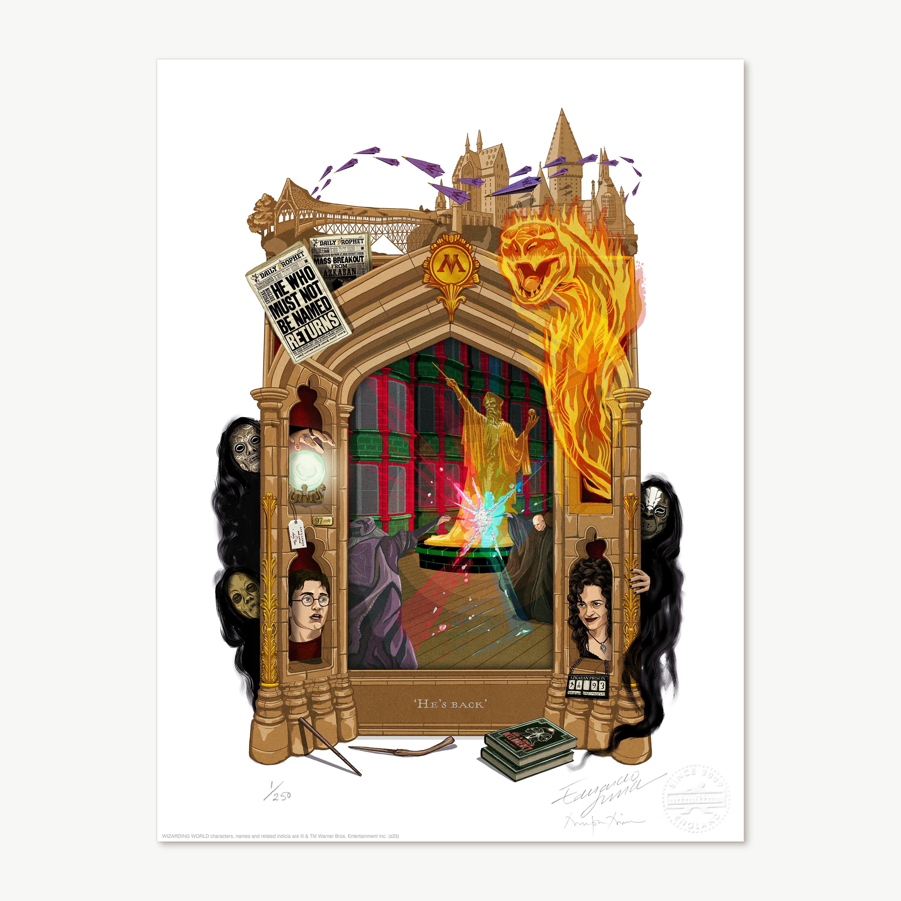 He's back' - MinaLima