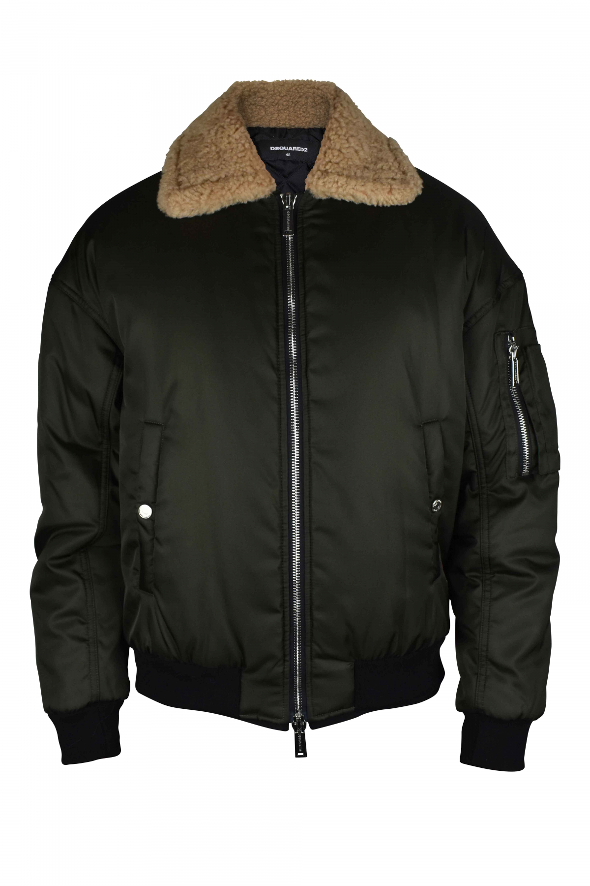 Men's Luxury Jacket - Dsquared2 Print Bomber Jacket