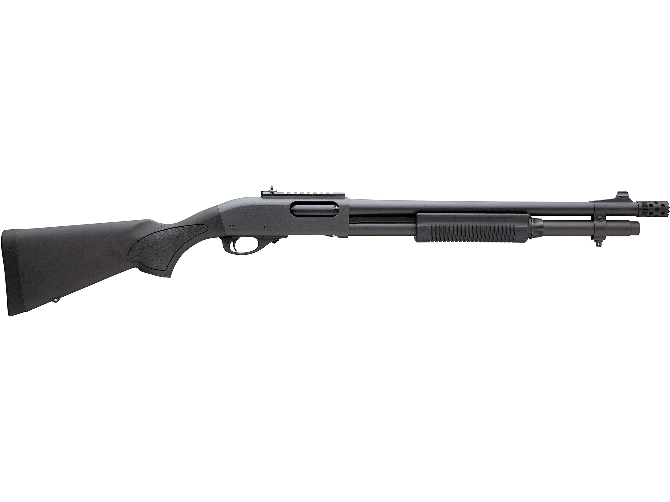 Remington 870 TAC Tactical Pump 12 Ga Shotgun 18.5 Black Barrel Black
