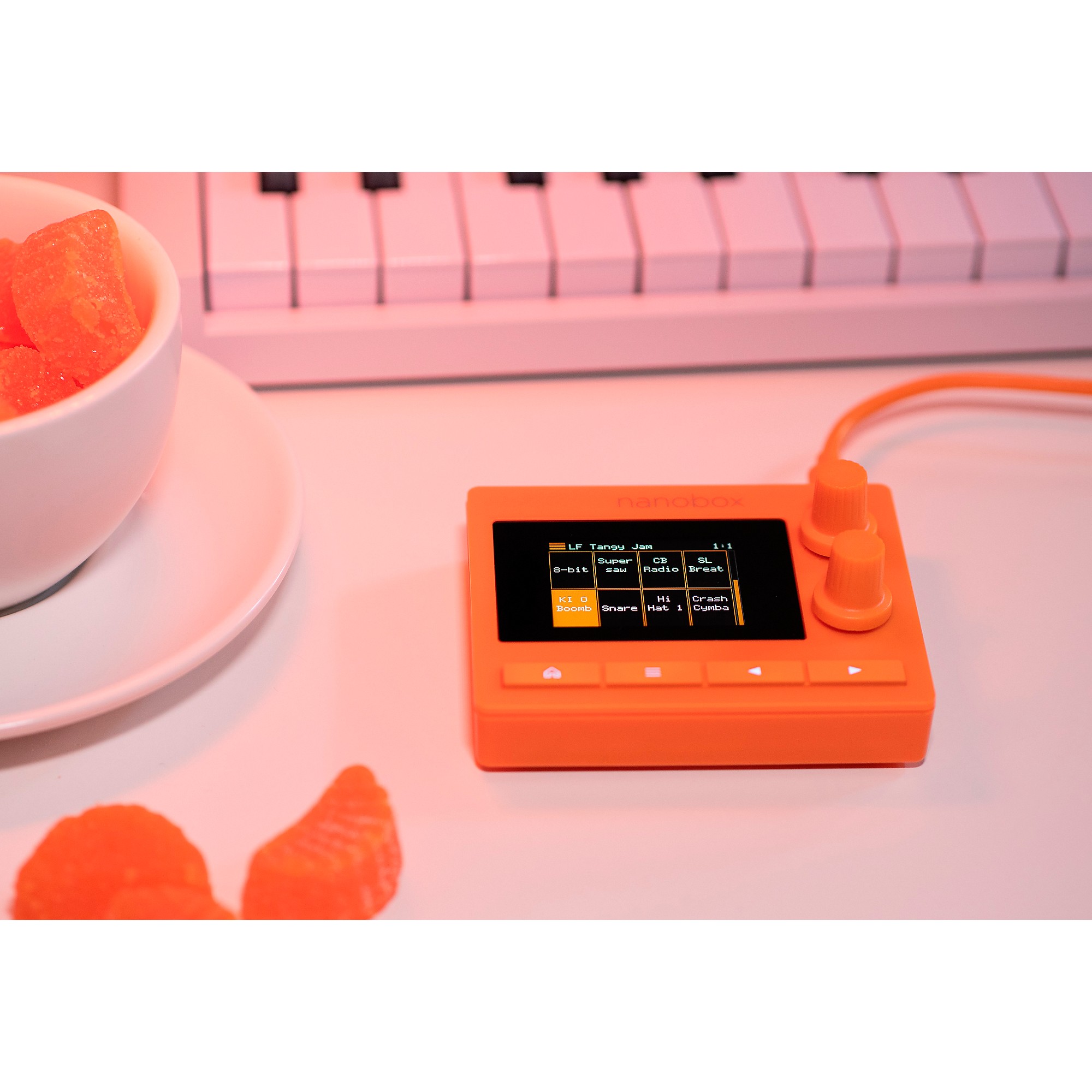 1010music Nanobox Tangerine Sampler Module | Music & Arts