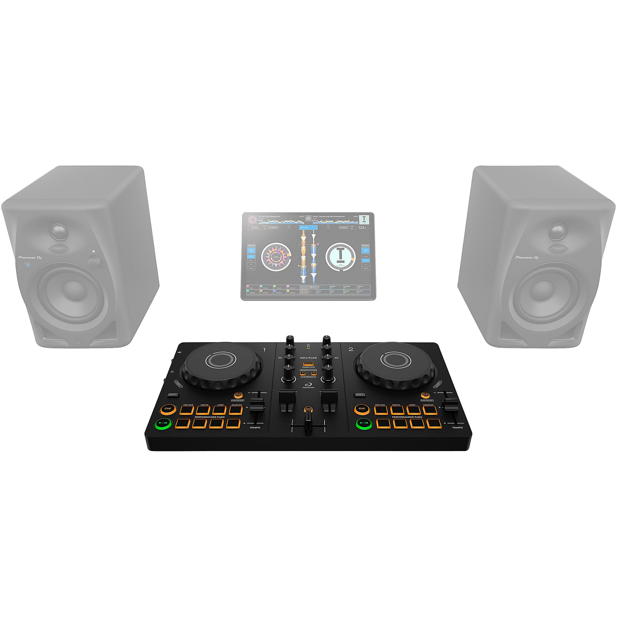 AlphaTheta DDJ-FLX2 Entry-Level DJ Controller for rekordbox and